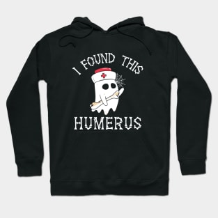 Funny I Found This Humerus Boo Ghost Halloween Costume Hoodie